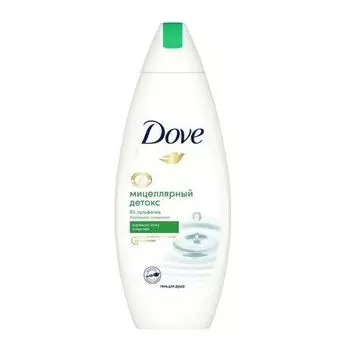 Гель для душа бессульфатный мицеллярный Детокс-уход Dove/Дав 250мл
