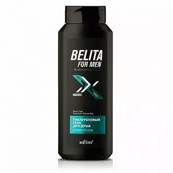 Гель для душа Гиалуроновый основной уход For men Белита 400 мл