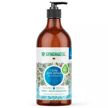 Гель для душа кокос и масло макадамии Synergetic 750мл