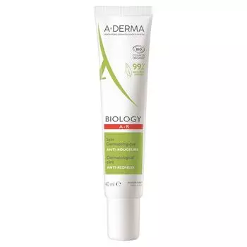 Флюид для кожи лица и шеи склонной к покраснениям Biology A-derma/А-дерма туба 40мл