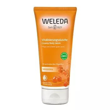 Гель для душа тонизирующий Облепиха Weleda/Веледа туба 200мл (8828)