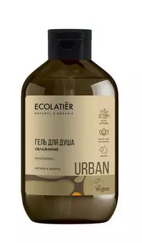 Гель для душа Увлажнение аргана & ваниль, Ecolatier 600 мл