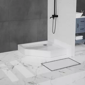 Поддон для душа BelBagno TRAY-BB-P-90-15-W 90х90 белый