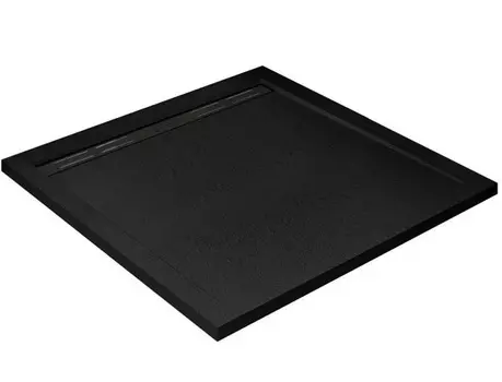 Поддон для душа Cezares TRAY-AS-A-100-30-NERO 100х100 см, черный