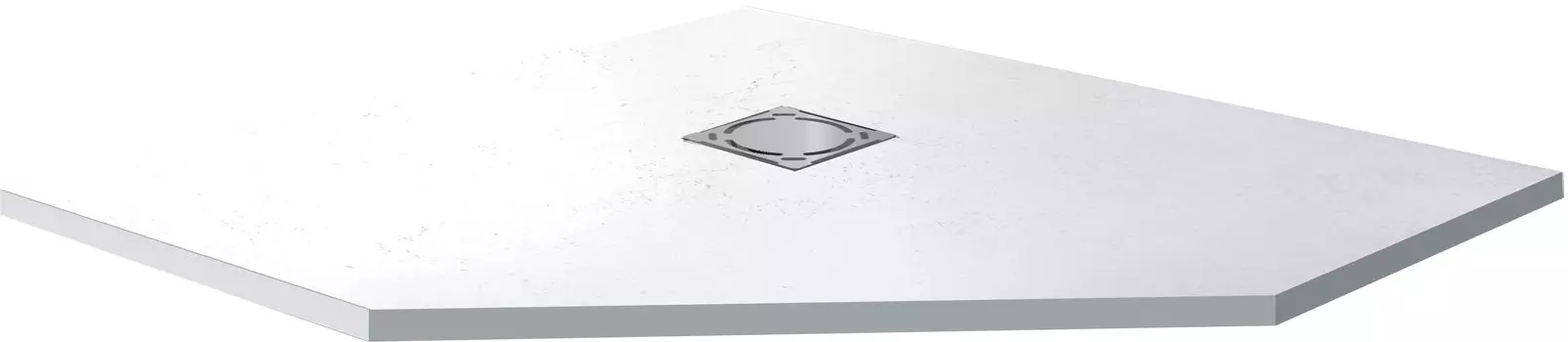Поддон для душа RGW Stone Tray ST/T-0100W 100х100 трапеция, белый, с сифоном