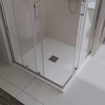 Поддон из искусственного мрамора BelBagno TRAY-MR-UNO-A-90-35-W-CR