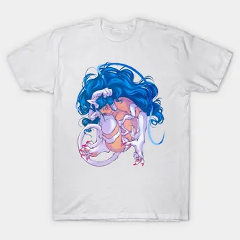 Футболка женская Felicia Harajuku Print Kawaii футболка летняя с коротким рукавом женская футболка топ футболка S