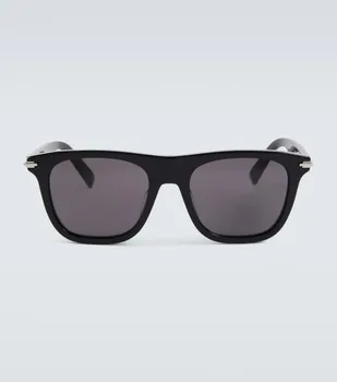 Dior Black Suit S13I квадратные солнцезащитные очки Dior Eyewear, Shiny Black/Smoke