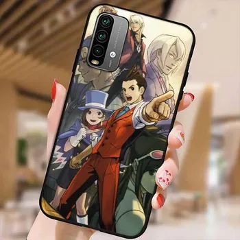Ace Attorney Game Phone Case For Xiaomi9 10 11PRO LITE Redmi NOTE7 8 9 10A PRO K40 Poco3 Shell Redmi7a