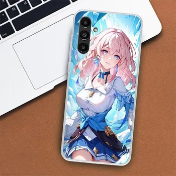 Чехол для телефона Honkai Star Rail 7 марта для Samsung Galaxy A55 A54 A53 A52 A15 A14 A13 A12 A35 A34 A33 A32 A25 A24 A23 A22 A04S A0 Samsung A14