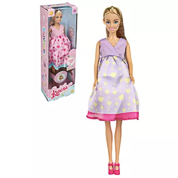 ИГРОЛЕНД Кукла с малышом, ABS, полиэстер, 10х32х5,5см, 2 дизайна