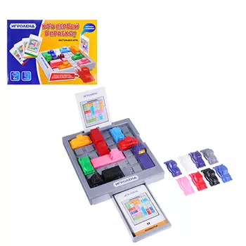 ИГРОЛЕНД Игра настольная "Кто первый в пробке?", пластик, 24х17,2х3,8см