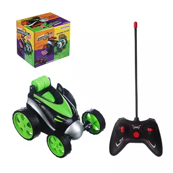 ИГРОЛЕНД Машина на радиоуправлении перекатыш 360, ABS, TPR, PP, 2АА+2ААА, 11х12,5х10см