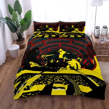Комплект постельного белья для детей Space Squids King Queen Double Full Twin Single Size EU single(135x200cm)