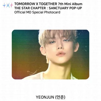 TXT 7-й мини-альбом The Star Chapter : SANCTUARY POP-UP MD Специальная фотокарточка Hueningkai - Card Sticker