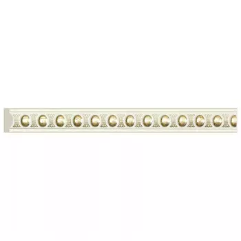 молдинг COSCA 20х8х2400мм белый с золотом, арт.СПБ023849