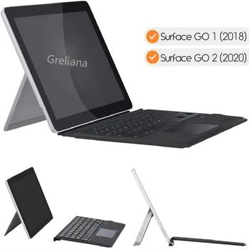 Тип крышки для Microsoft Surface GO 10, сверхтонкая портативная беспроводная Bluetooth-клавиатура + тачпад для Surface GO 1/2 10 дюймов 2018 2020