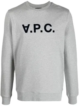 A.P.C. толстовка с логотипом, серый