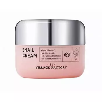 Крем для лица с улиточным муцином Snail cream Village 11 Factory 50мл