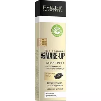 Корректор EVELINE (Эвелин) 2-в-1 Art professional make-up тон 04 light 7мл