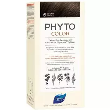 Краска для волос Phytocolor Phyto/Фито тон 6 Темный блонд