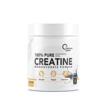 Креатина моногидрат без вкусовых добавок Pure 100% Optimum System/Оптимум систем 300г