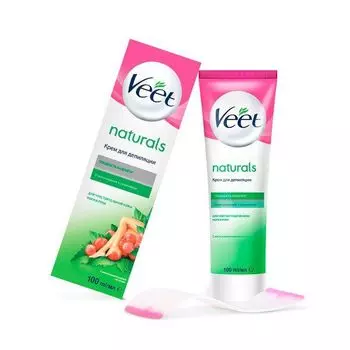 Крем для депиляции с маслом виноградной косточки Naturals Veet/Вит 100мл