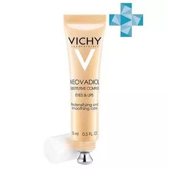 Крем-уход для области вокруг глаз и губ в период менопаузы Neovadiol Vichy/Виши 15мл