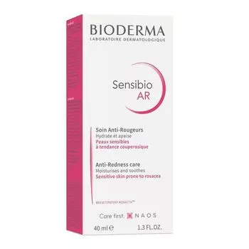 Крем для кожи с покраснениями и розацеа увлажняющий AR Sensibio Bioderma/Биодерма 40мл