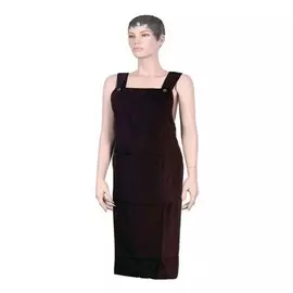 DEWAL PROFESSIONAL Фартук мастера для стрижки, полиэстер, черный 102х95 см