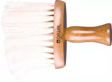 DEWAL PROFESSIONAL Кисть-сметка плоская, ручка дерево, натуральная конская щетина