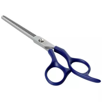 DEWAL PROFESSIONAL Ножницы парикмахерские филировочные 5.5", 30 зубцов, цвет синий