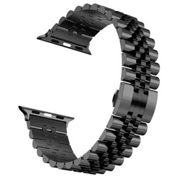 Стальной ремешок для Apple Watch Ultra Band ultra 49 мм 40 мм 44 мм металлический 38 мм 42 38 сменный IWatch Series 9 8 7 6 SE 5 4 45 мм 41 мм 38mm 40mm 41mm