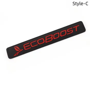 3D Ecoboost Логотип Наклейка Эмблема Значок Наклейка Аксессуары Автомобильный Стайлинг Style-A