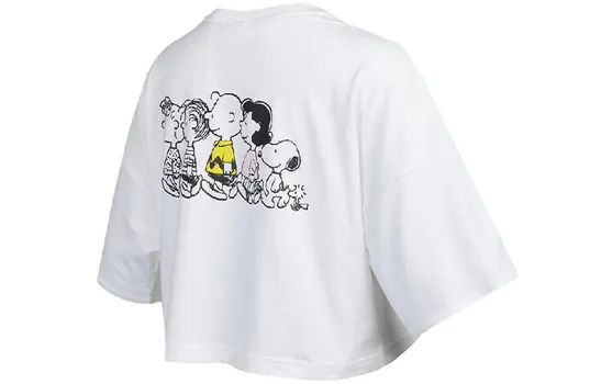 Укороченный топ PEANUTS Co-branded, женский, белый Puma