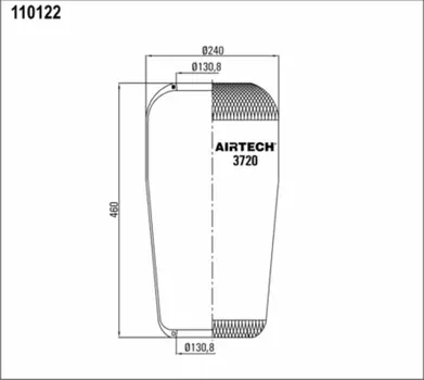 Пневмоподушка AIRTECH 3720