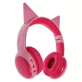 Детские наушники Perfeo Kids, беспроводные, накладные, микрофон, BT 5.0, 300 мач, розовые
