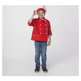 Детский карнавальный костюм "Шеф-повар", колпак, куртка, 4-6 лет, рост 110-122 см