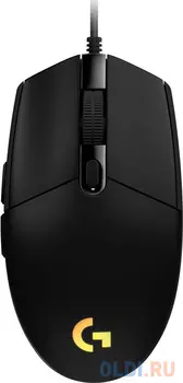 Мышь проводная Logitech G203 чёрный USB 910-005796