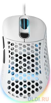 Мышь проводная Sharkoon Light2 200 белый USB