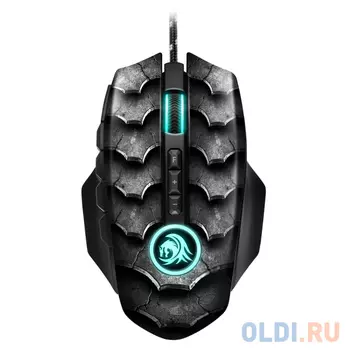 Мышь Sharkoon Drakonia II Black Игровая мышь (12 кнопок, 15000 dpi, USB, RGB подсветка)
