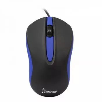 Мышь Smartbuy ONE 329 (SBM-329-KB) Black/Blue USB проводная, оптическая, 1200 dpi, 2 кнопки + колесо