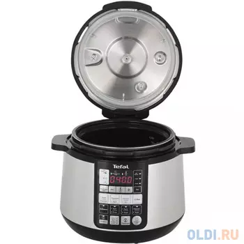 Мультиварка-скороварка Tefal Tefal CY621D32 1000 Вт 4.8 л черный серебристый