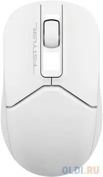 Мышь A4Tech Fstyler FB12S белый оптическая (1200dpi) silent беспроводная BT/Radio USB (2but)