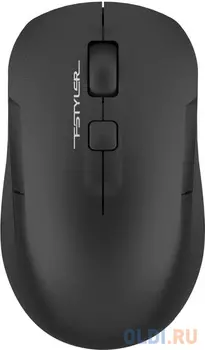 Мышь A4Tech Fstyler FG16C Air черный оптическая (2000dpi) беспроводная USB для ноутбука (3but)