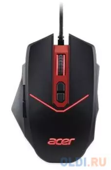 Мышь Acer Nitro NMW120 черный/красный оптическая (4200dpi) USB2.0 (8but)