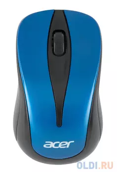 Мышь Acer OMR132 синий/черный оптическая (1000dpi) беспроводная USB для ноутбука (2but)