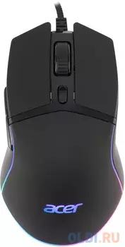 Мышь Acer OMW121 черный оптическая (6400dpi) USB (6but)