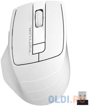Мышь беспроводная A4TECH Fstyler FG30 серый белый USB