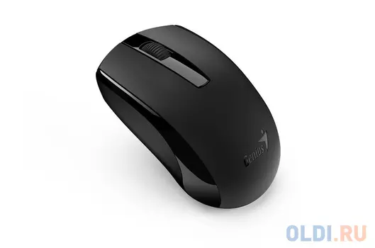 Мышь беспроводная Genius ECO-8100, 2.4 GHz, 800-1600 dpi, встроенный аккумулятор, Black